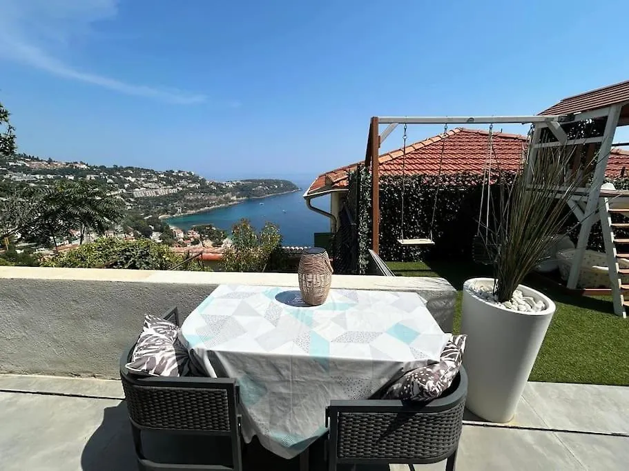 Studio Vue Mer Dans Villa Moderne Roquebrune-Cap-Martin